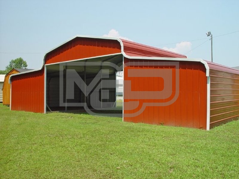 Metal Barn | Regular Roof | 42W x 21L x 10H | Ag Barn Metal Barn | Regular Roof | 42W x 21L x 10H | Ag Barn
